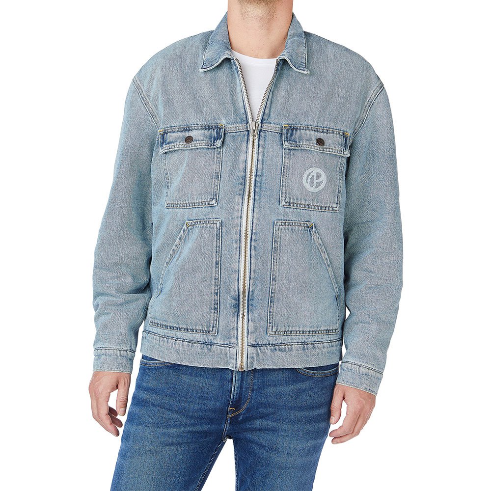 Pepe Jeans Young Utility Jacke L Denim günstig online kaufen