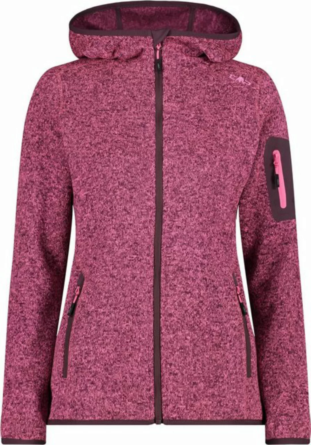 CMP Tanktop WOMAN JACKET FIX HOOD PINK FLOU-PLUM günstig online kaufen