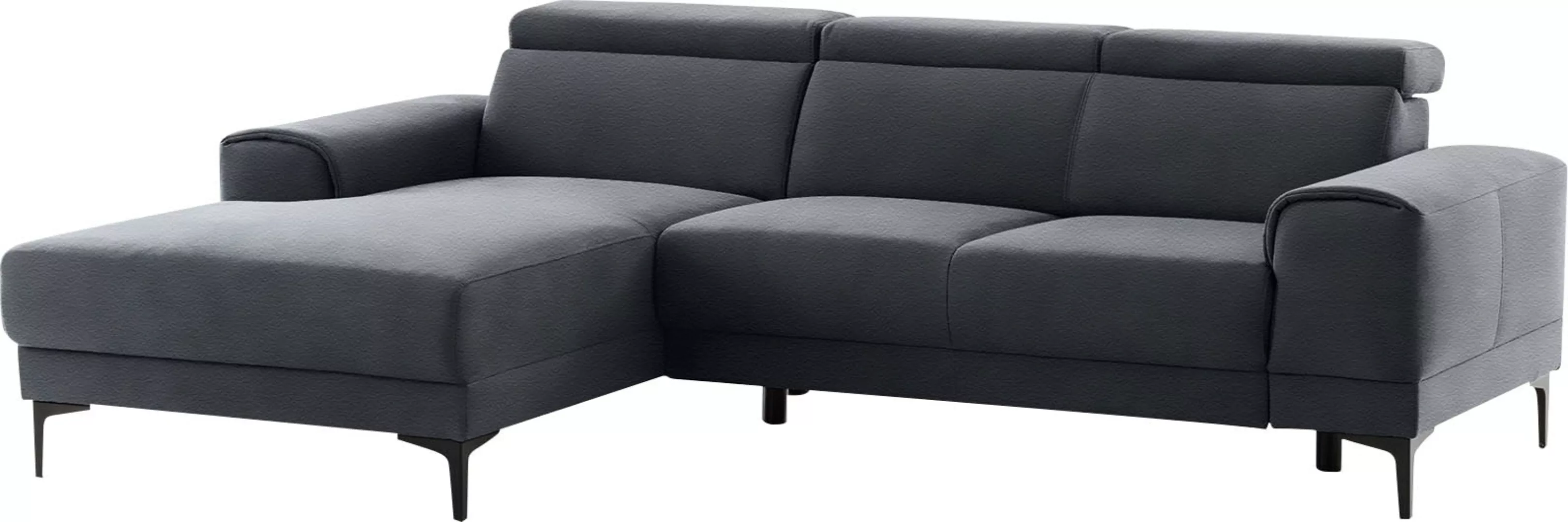 exxpo - sofa fashion Ecksofa "Ophelia, L-Form", mit 3 Kopfstützen, wahlweis günstig online kaufen