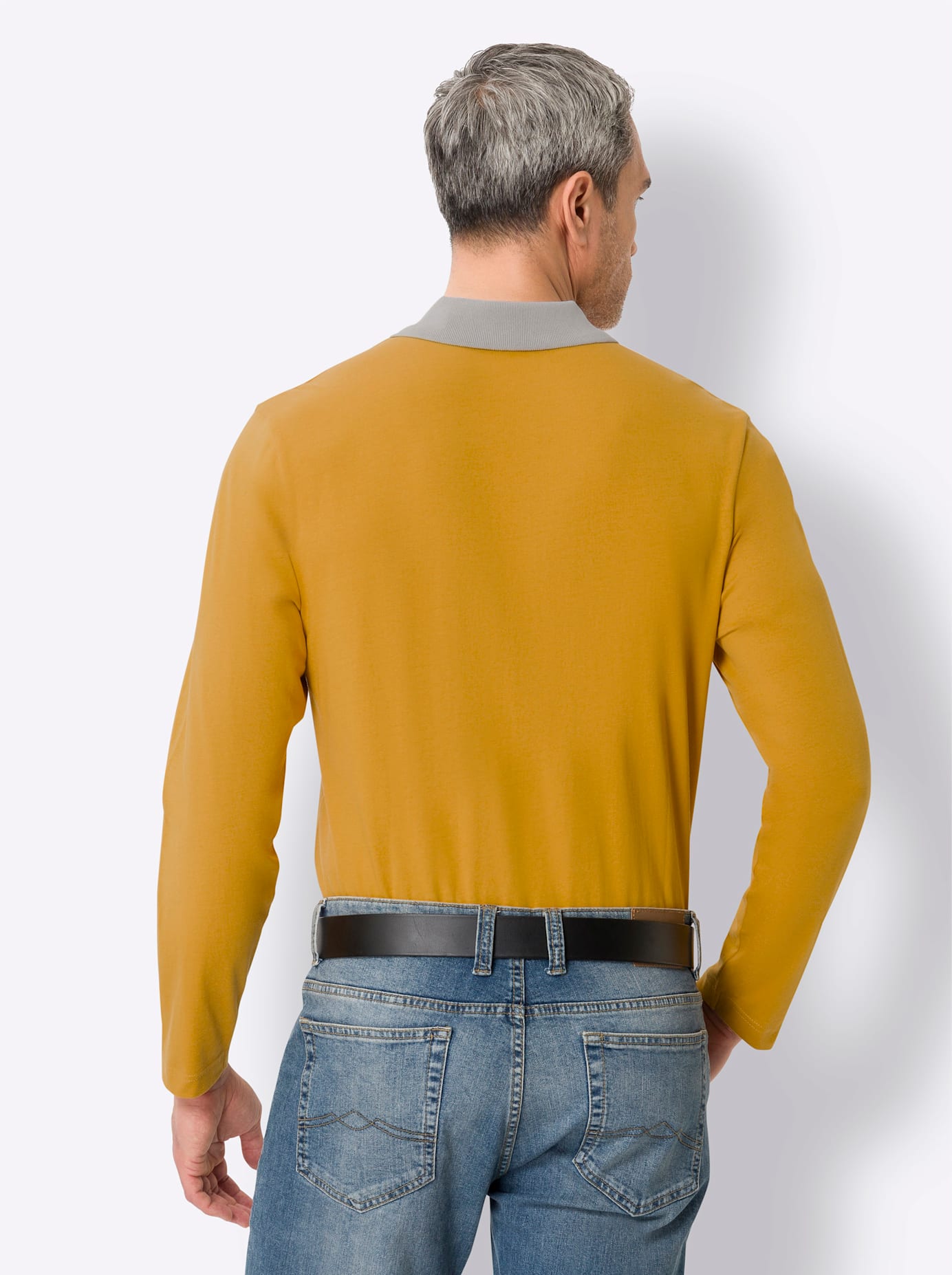 Classic Poloshirt "Langarm-Poloshirt", (1 tlg.) günstig online kaufen