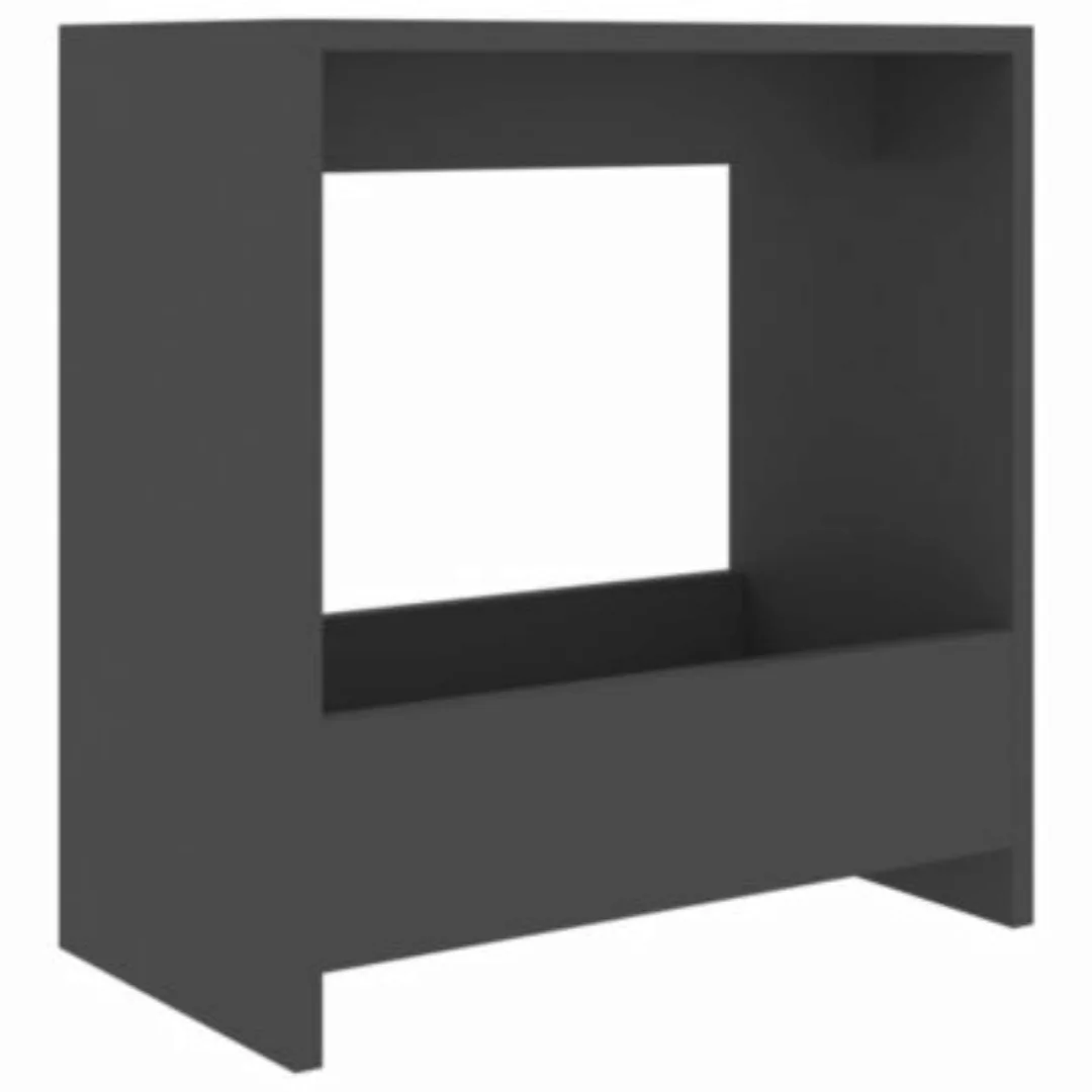 vidaXL Beistelltisch Grau 50x26x50 cm Holzwerkstoff Beistelltisch grau günstig online kaufen
