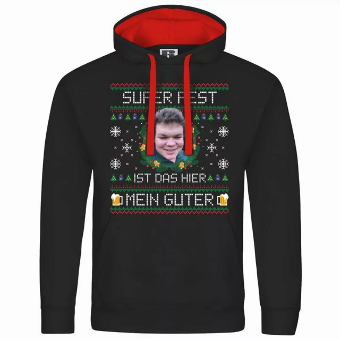 deinshirt Kapuzenpullover Herren Kapuzenpullover SUPER FEST ist das hier Me günstig online kaufen