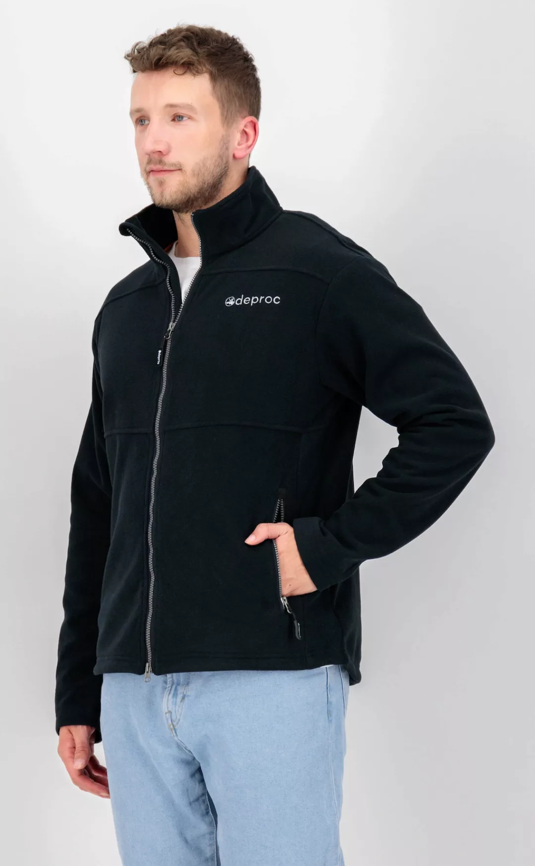 DEPROC Active Strickfleecejacke "SEWARD MN", mit 2-Wege-Reißverschluss günstig online kaufen