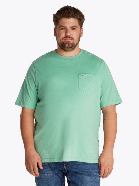 Tommy Hilfiger Big & Tall Rundhalsshirt BT-ESSENTIAL SOLID POCKET TEE-B in günstig online kaufen