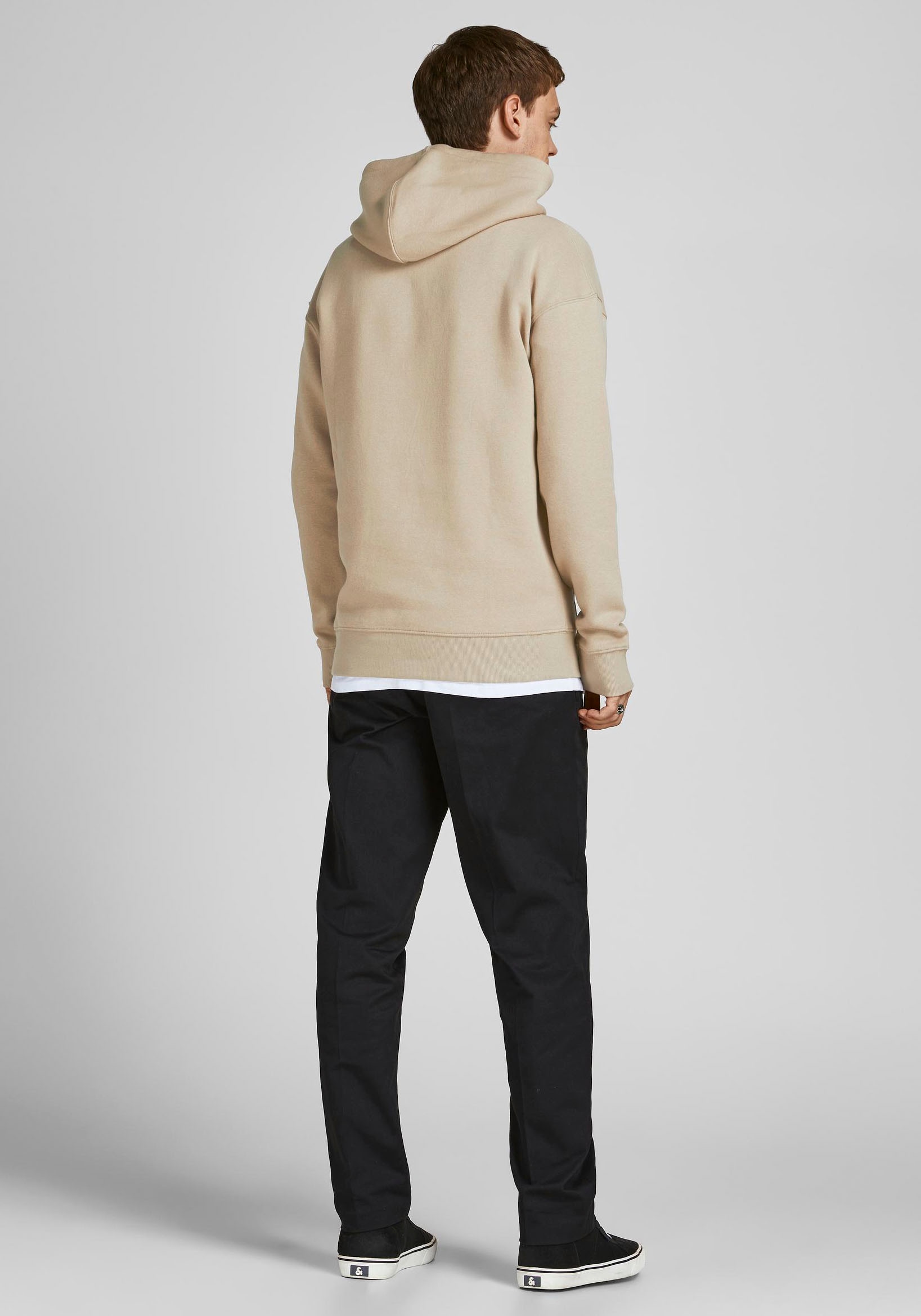 Jack & Jones Herren Hoodie Kapuzenpullover JJESTAR BASIC - Relaxed Fit günstig online kaufen