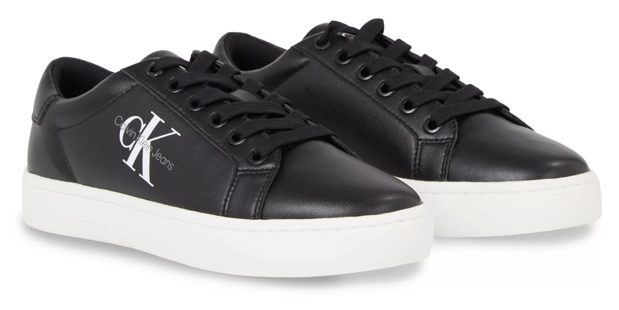 Calvin Klein Jeans Sneaker "CLASSIC CUPSOLE LACEUP LTH WN", mit seitlichem günstig online kaufen