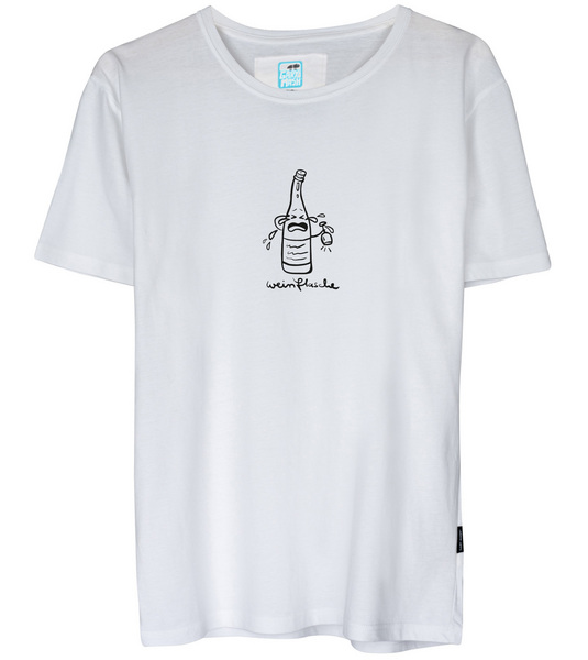 T-shirt Weinflasche Aus Bio-baumwolle günstig online kaufen