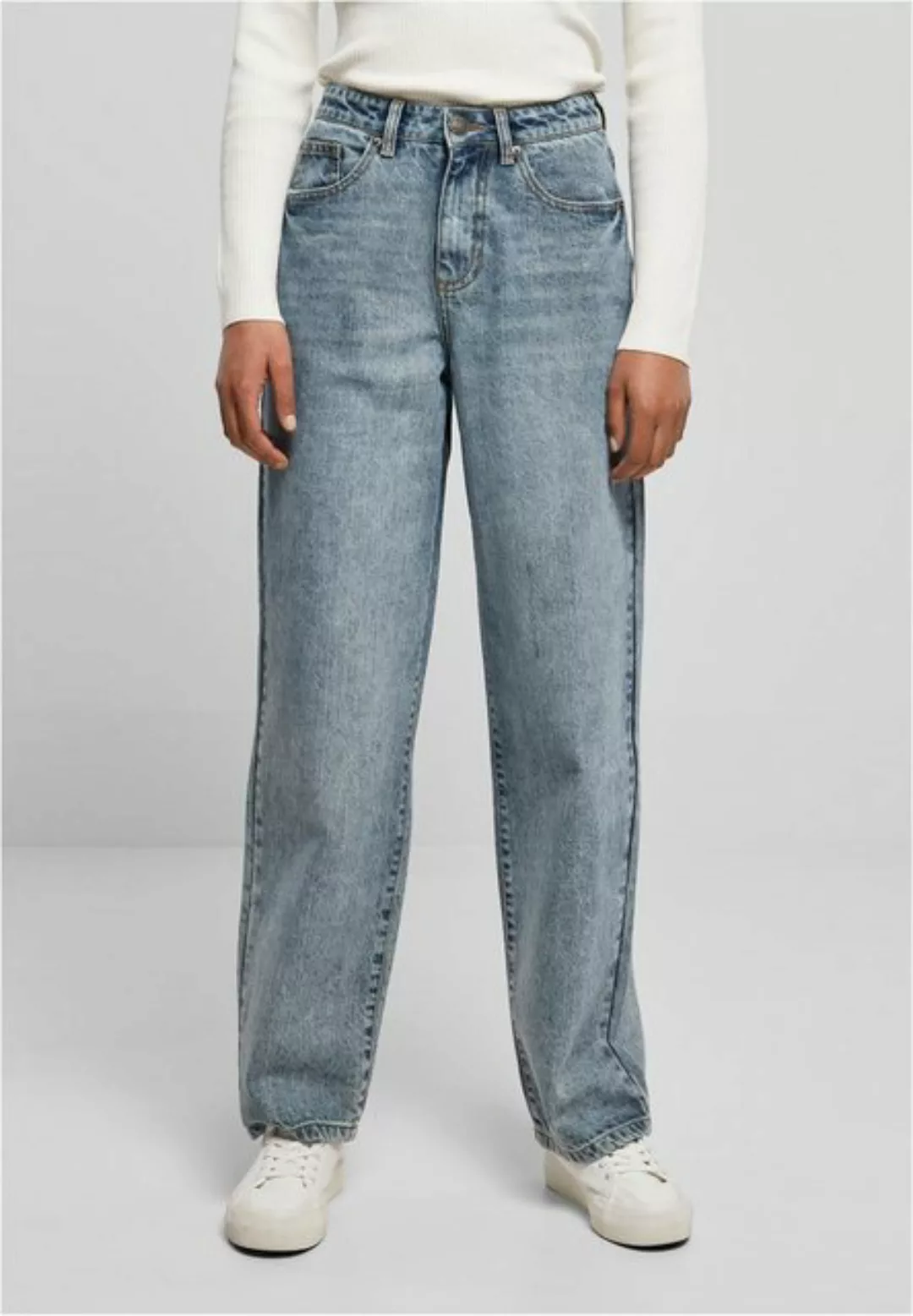 URBAN CLASSICS Bequeme Jeans Urban Classics Damen Ladies High Waist 90´S Wi günstig online kaufen