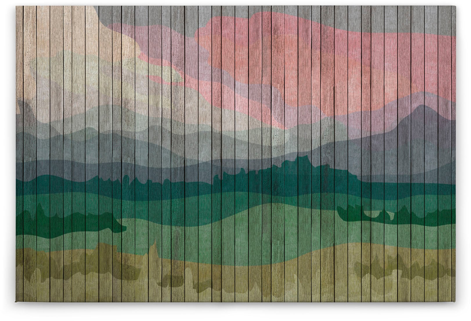 A.S. Création Leinwandbild "mountains", Kunst-Landschaft-Kinder, (1 St.), K günstig online kaufen