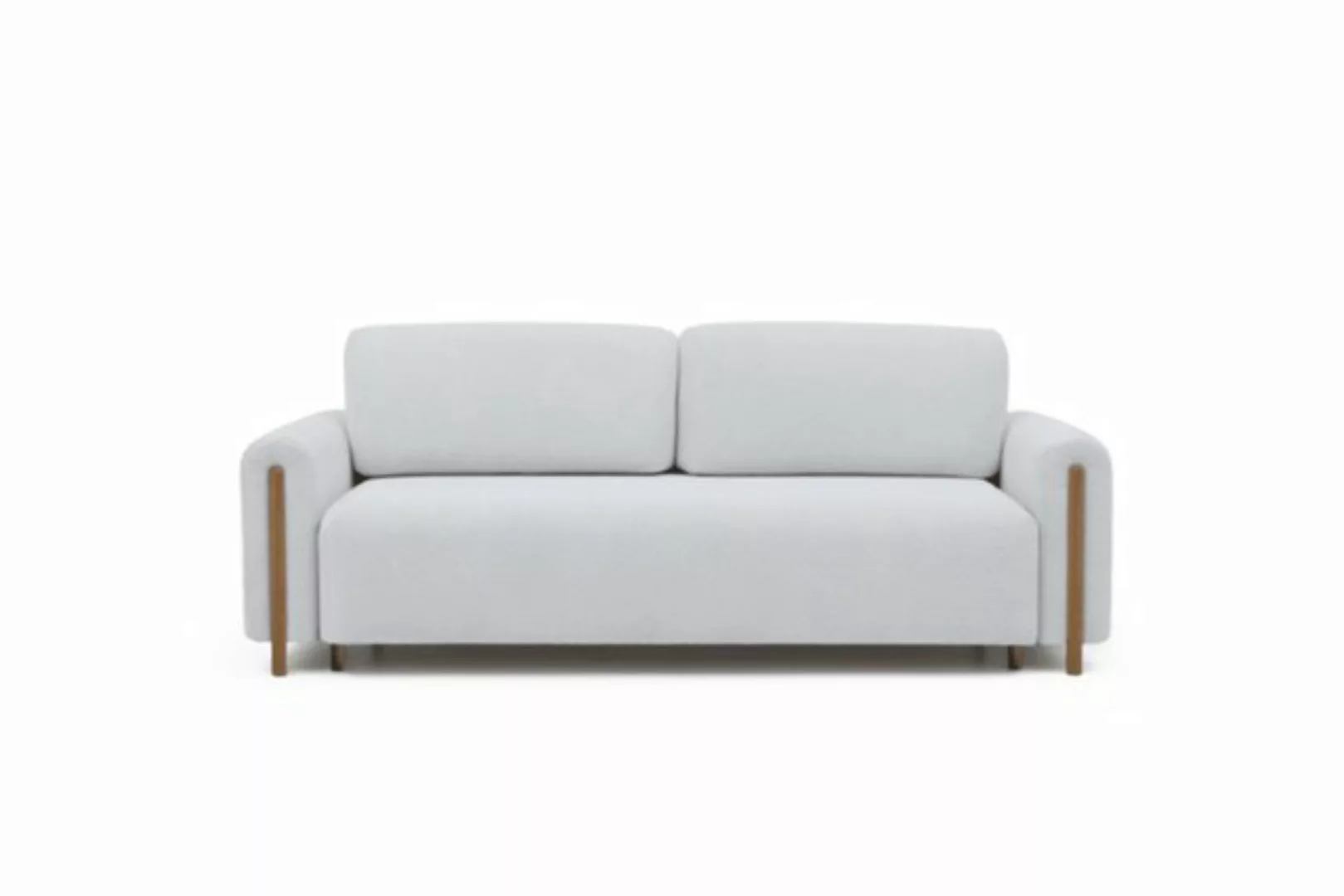 MOEBLO Sofa Supernova, Sofa us Boucle mit Holzeinsatz Couch Polstermöbel Wo günstig online kaufen