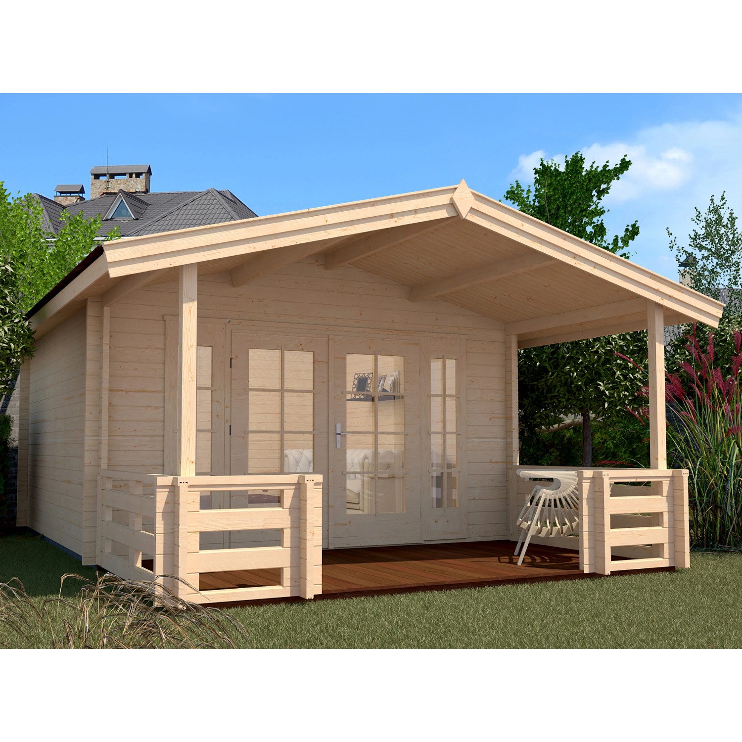 weka Gartenhaus "Weekendhaus 137 B Gr.2, 45 mm" günstig online kaufen