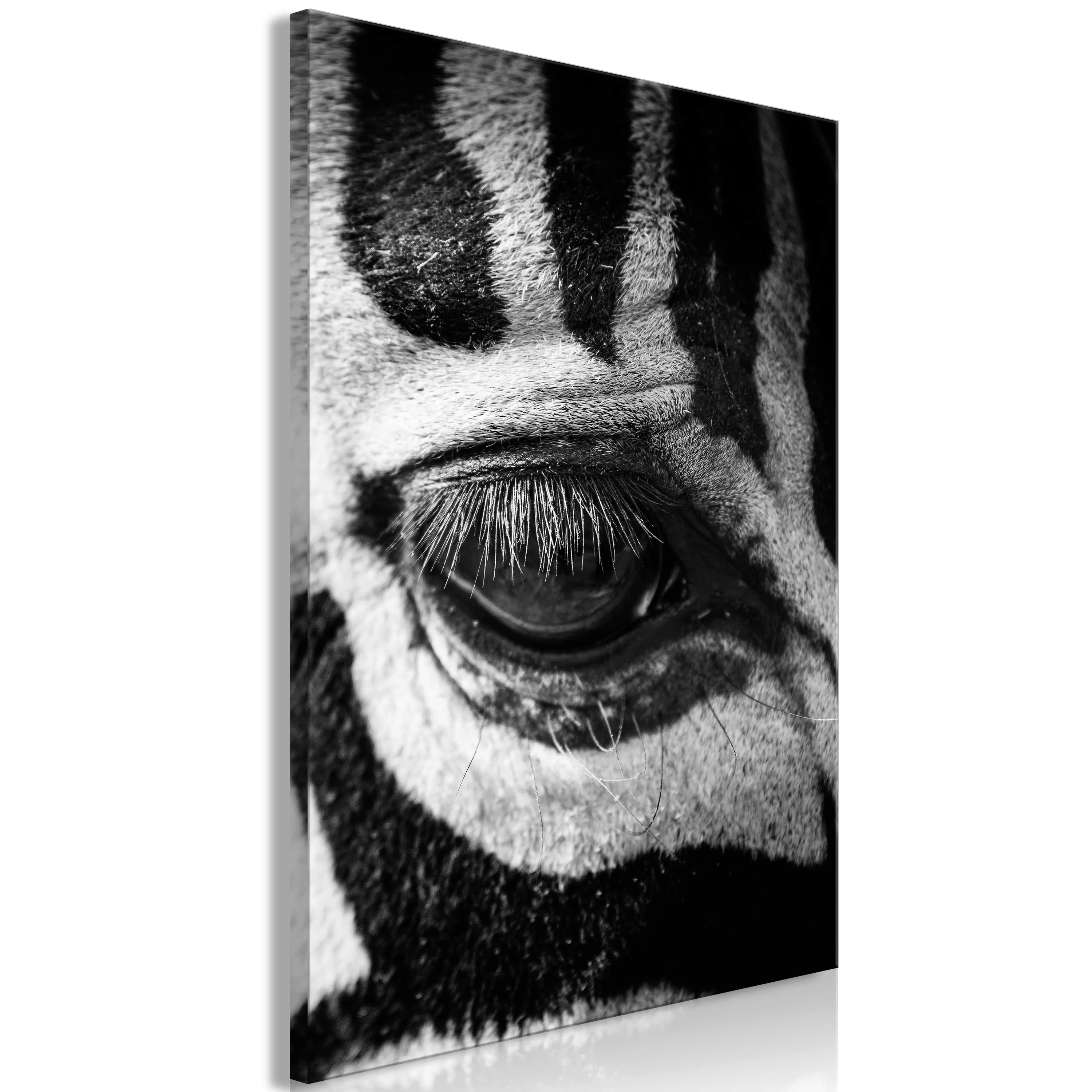 Wandbild - Zebra Eye (1 Part) Vertical günstig online kaufen
