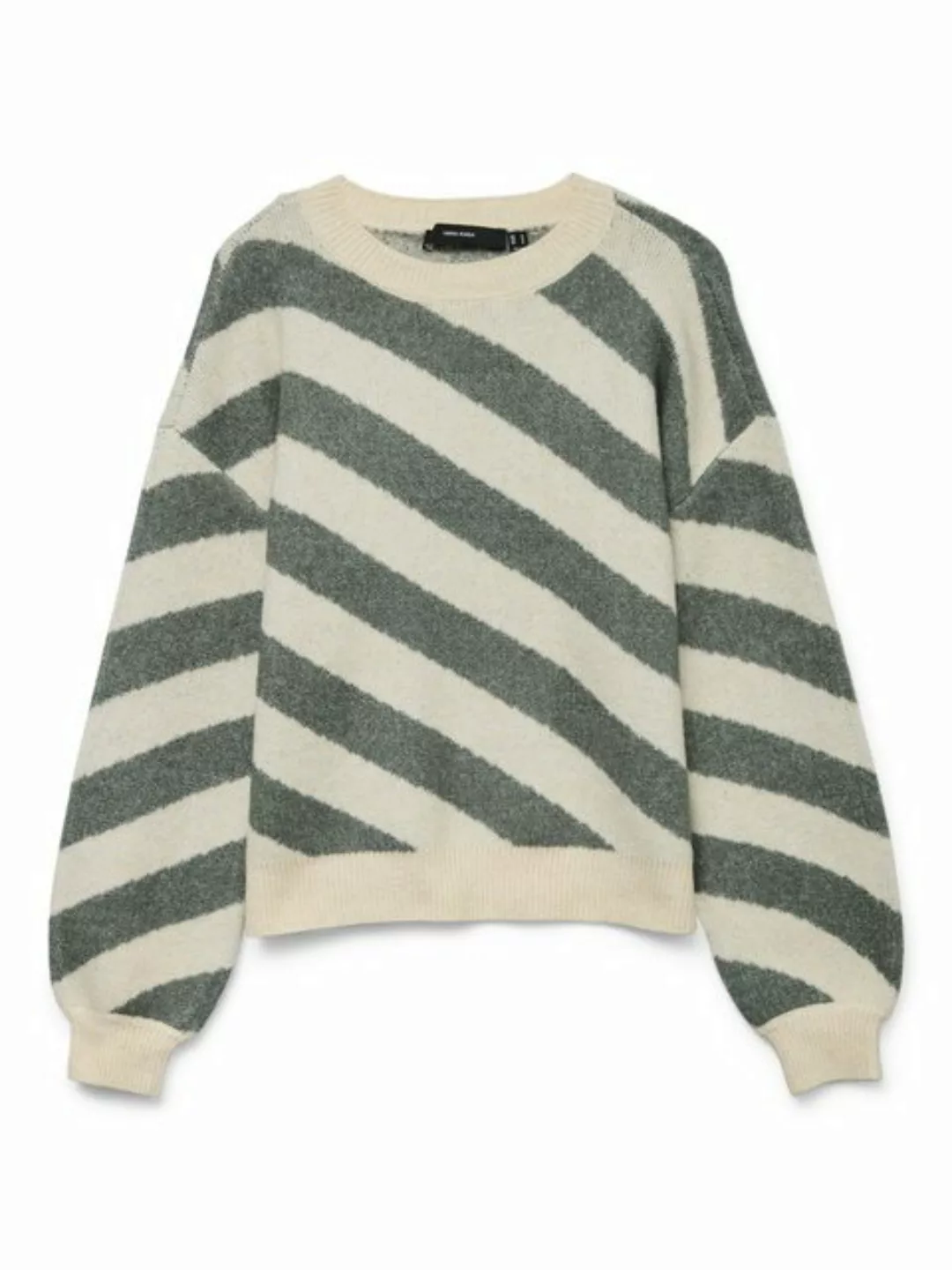 Vero Moda Rundhalspullover VMLARA LS O-NECK PULLOVER GA BOO REP günstig online kaufen