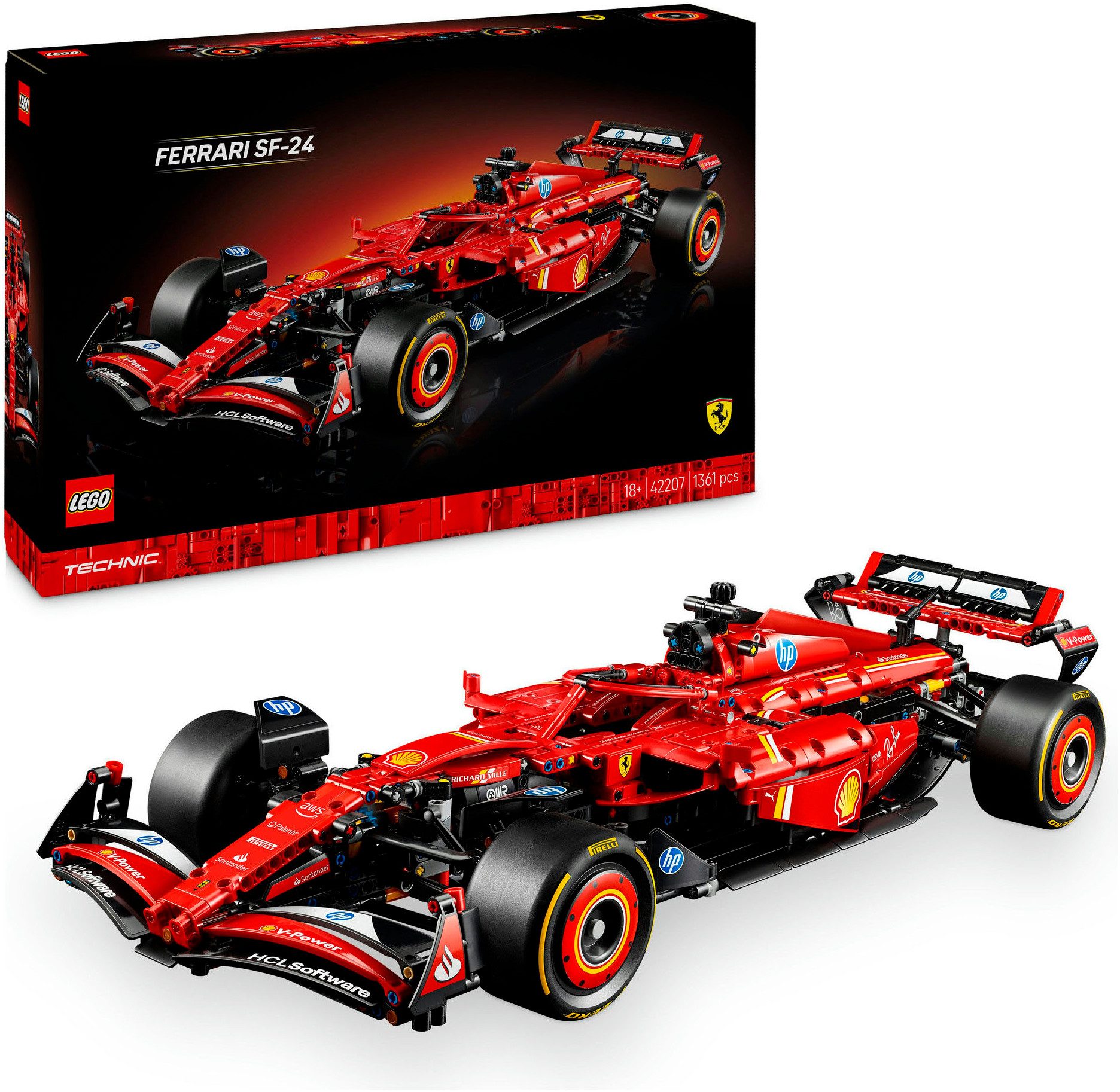 LEGO® Ferrari SF-24 F1 Rennauto (42207), günstig online kaufen
