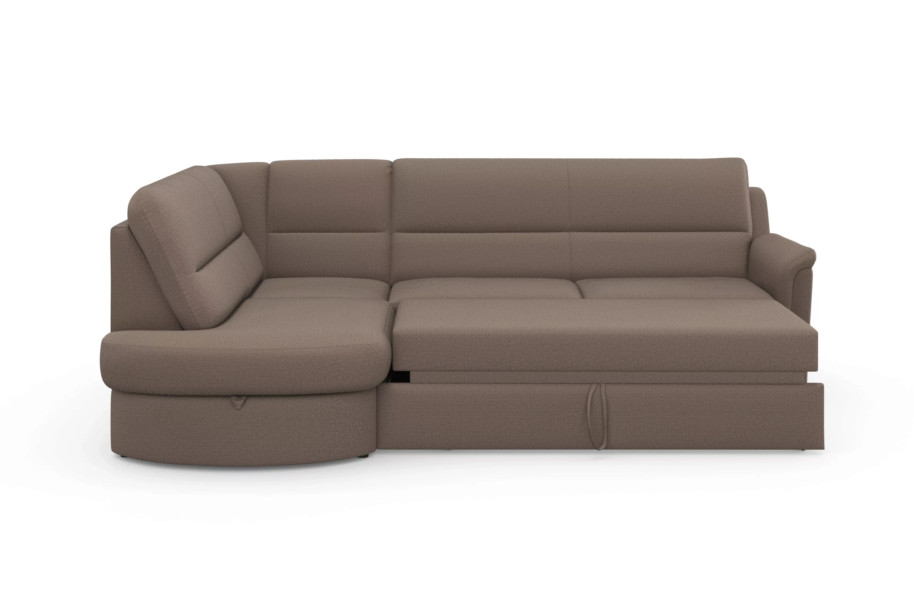 sit&more Ecksofa "Panini L-Form", wahlweise mit Bettfunktion und Bettkasten günstig online kaufen