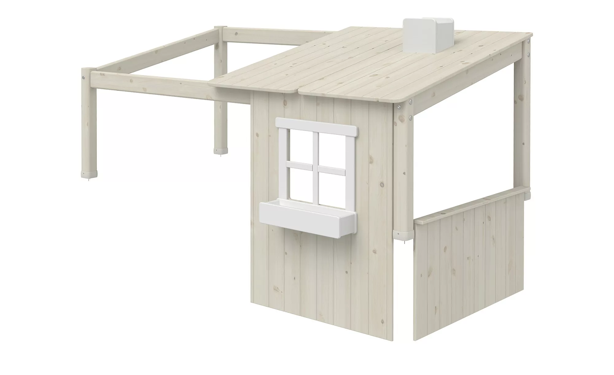 FLEXA Hausaufsatz  Flexa Classic Haus - weiß - 129 cm - 129 cm - Jugendmöbe günstig online kaufen