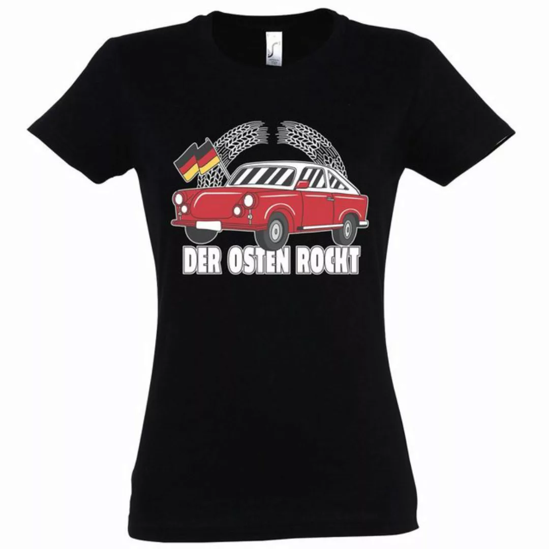 Youth Designz T-Shirt Der Osten Rockt Damen Shirt mit trendigem Aufdruck günstig online kaufen