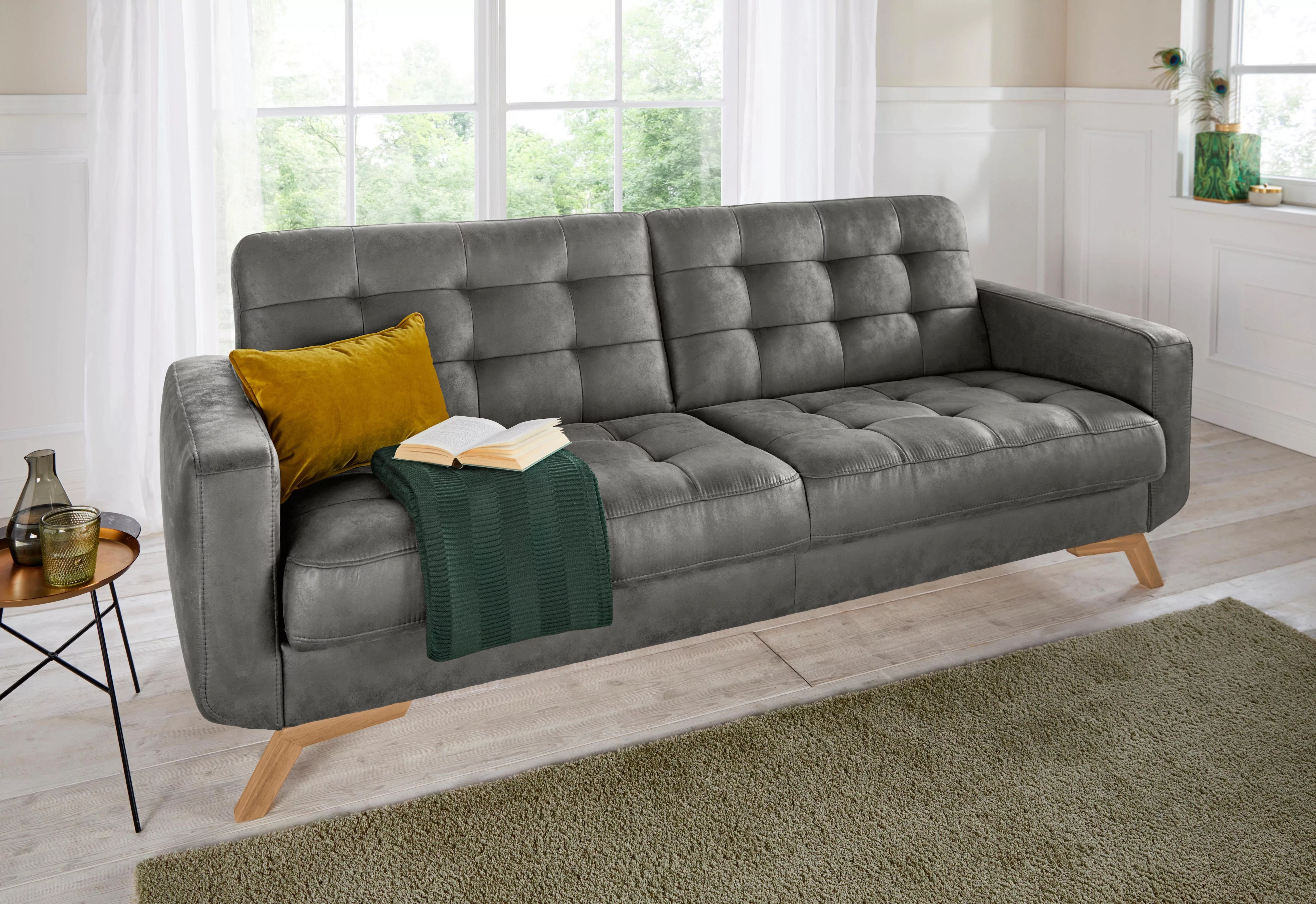 exxpo - sofa fashion 3-Sitzer "Fiord, aktuelles Design, tolle Detailverarbe günstig online kaufen