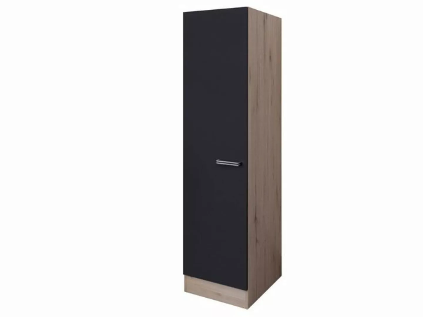 Flex-Well Hochschrank Geschirrschrank - 50 cm breit - Anthrazit San Remo Ei günstig online kaufen