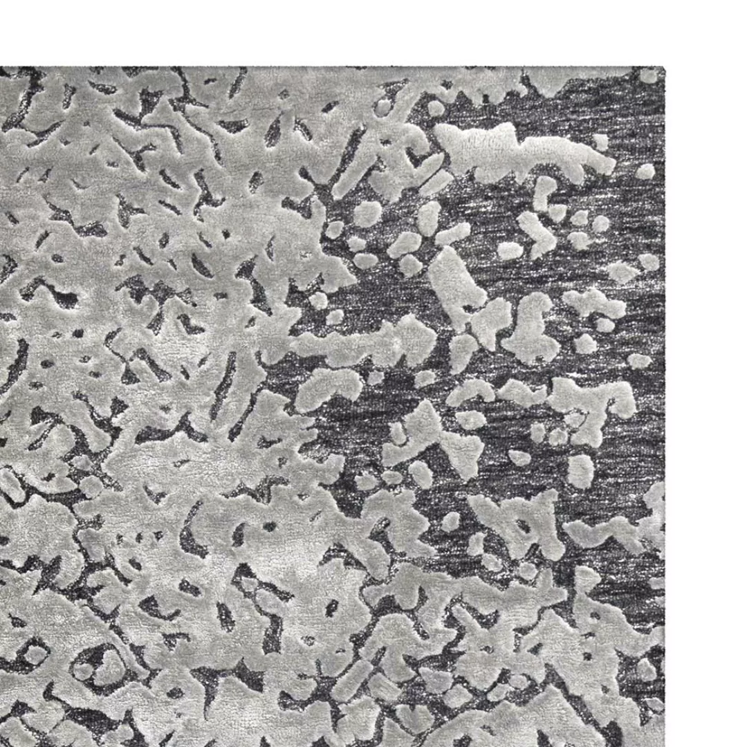 Kurzflor Teppich in Grau und Beige 2 cm hoch günstig online kaufen