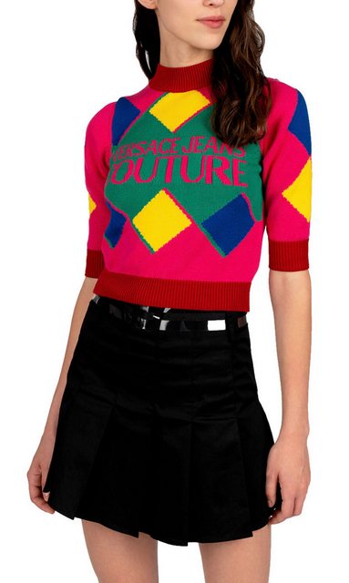 Versace Jeans Couture Strickpullover Crop Sweater günstig online kaufen