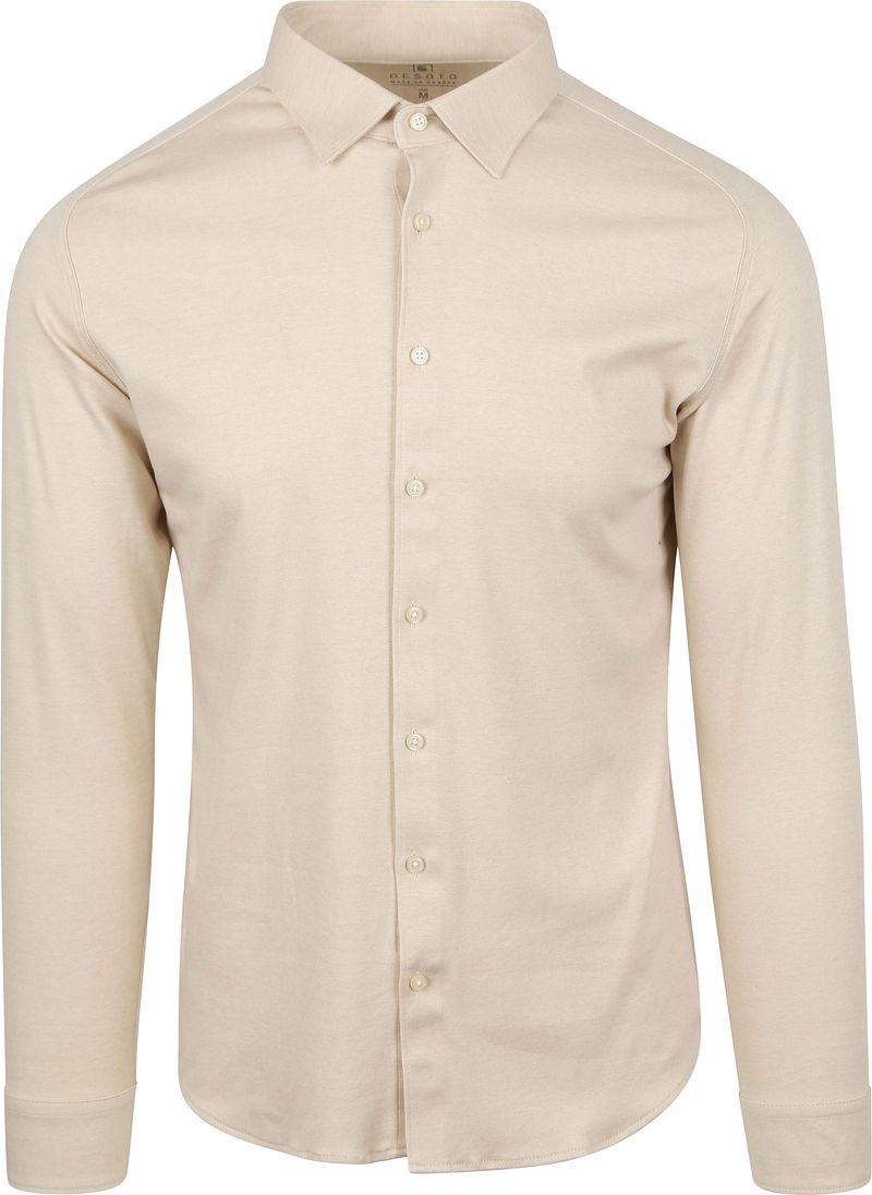 Desoto Hemd Bügelfrei Modern Kent Beige   - Größe XL günstig online kaufen