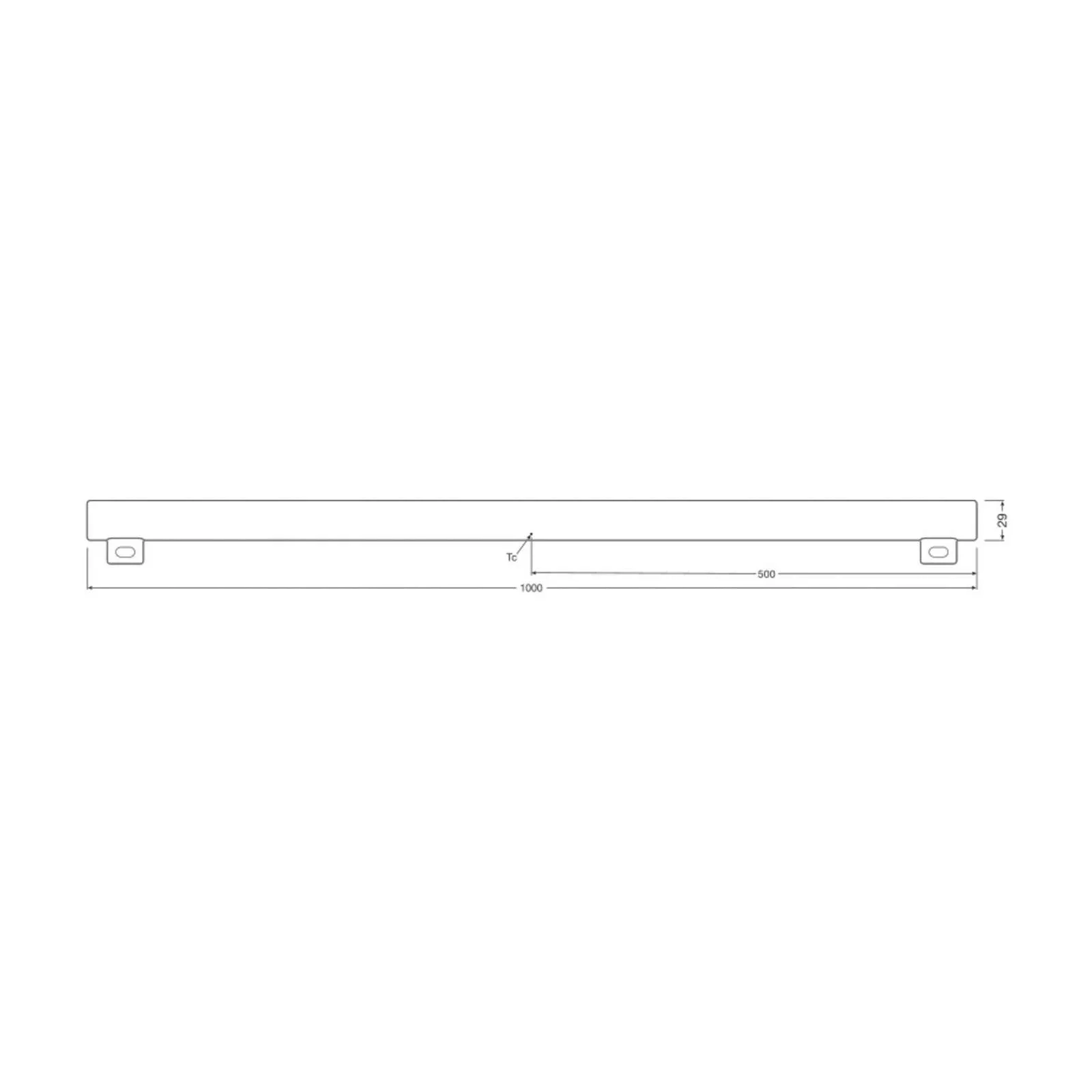 OSRAM LED-Linienlampe S14s 9,9W Röhre 2.700K 100cm matt dim günstig online kaufen