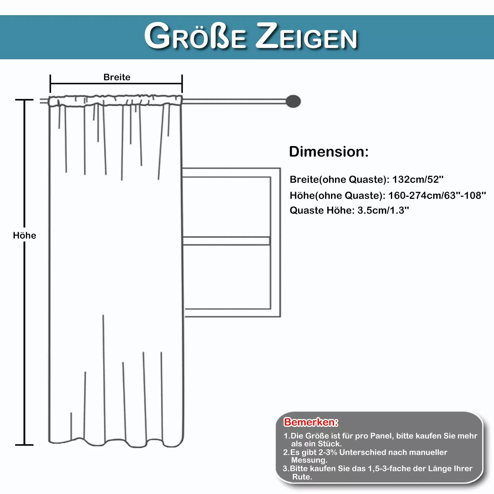 BTTO V&G Schiebegardine Boho Vorhänge Stabtaschenvorhang,Bistrogardine,Weiß günstig online kaufen