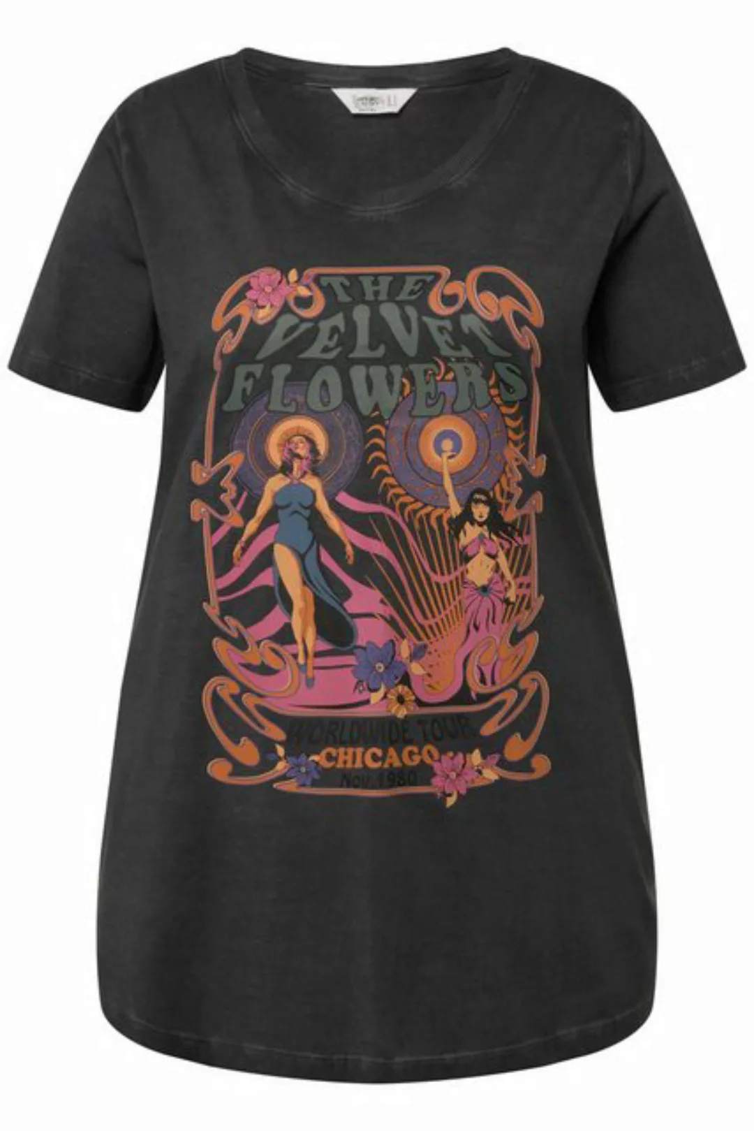 Angel of Style Rundhalsshirt T-Shirt Straight Fit großer Print Halbarm günstig online kaufen