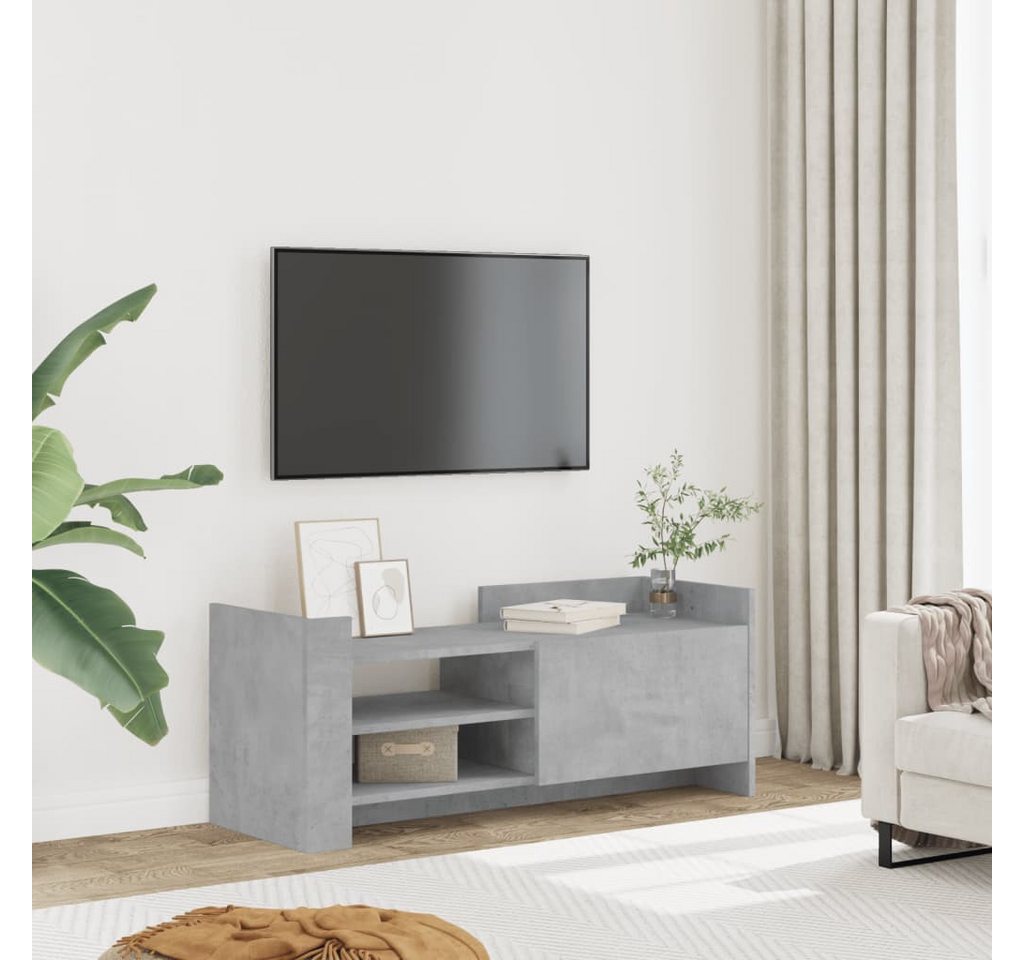 vidaXL Schrankmodule TV-Schrank Betongrau 100x35x40 cm Holzwerkstoff günstig online kaufen