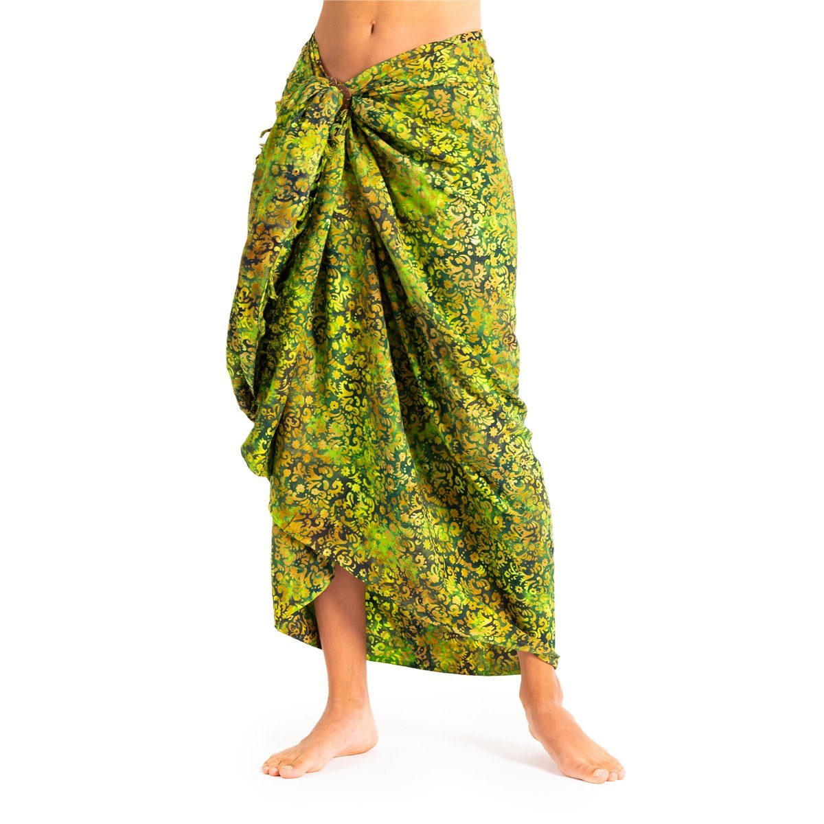 PANASIAM Pareo Sarong Wachsbatik schwarz-weiß aus günstig online kaufen