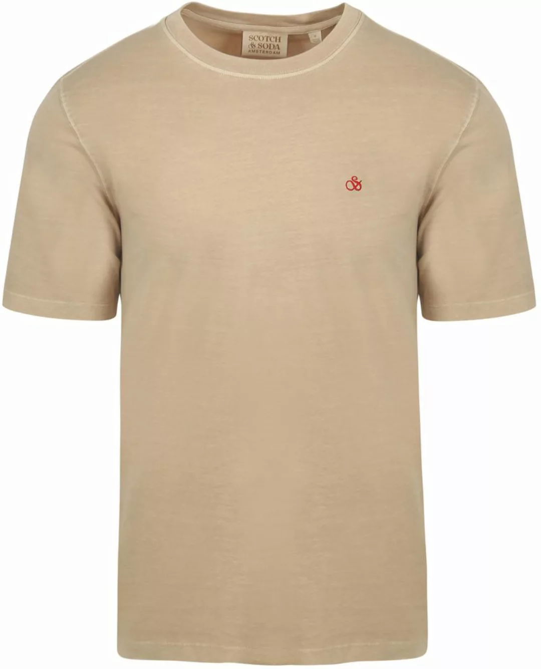 Scotch & Soda T-Shirt Jersey Greige - Größe XL günstig online kaufen