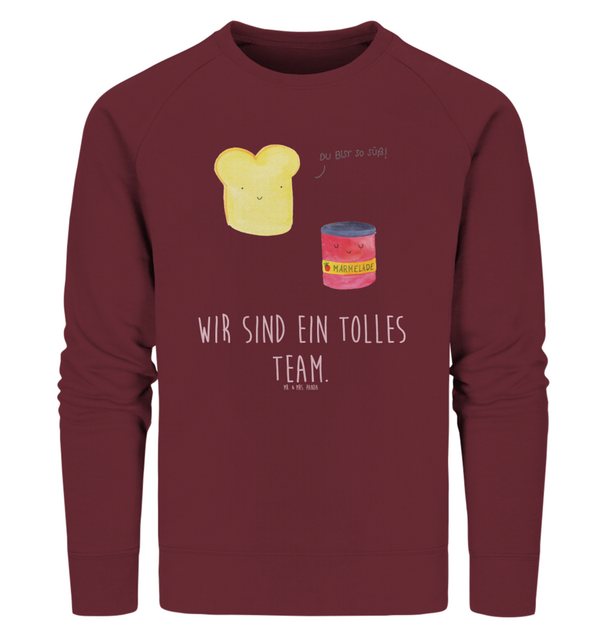 Mr. & Mrs. Panda Longpullover Größe S Toast Marmelade - Burgundy - Geschenk günstig online kaufen