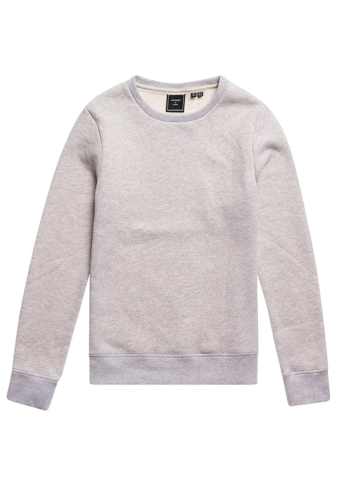 Superdry Damen Sweater VINTAGE LOGO EMB CREW Glacier Grey Marl Grau günstig online kaufen