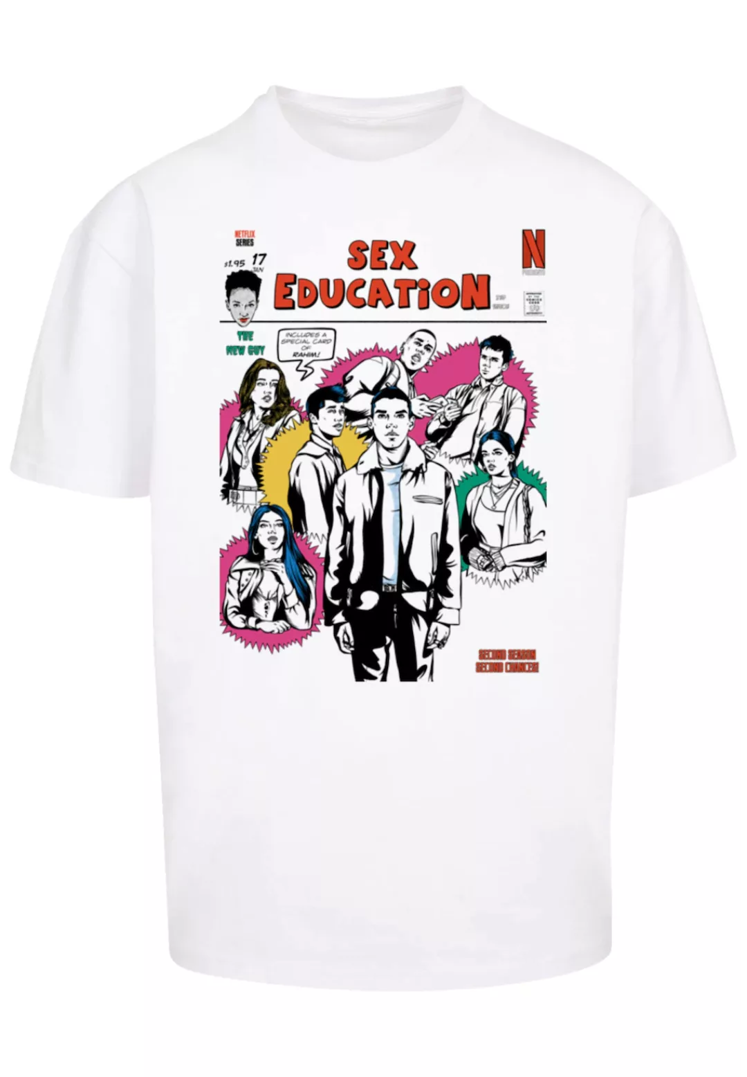 F4NT4STIC T-Shirt "Sex Education Magazine Cover Netflix TV Series", Premium günstig online kaufen