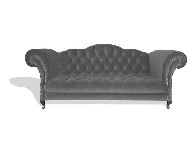 Xlmoebel Sofa Chesterfield-Sofa mit 3 Sitzplätzen - Designer-Polstercouch - günstig online kaufen