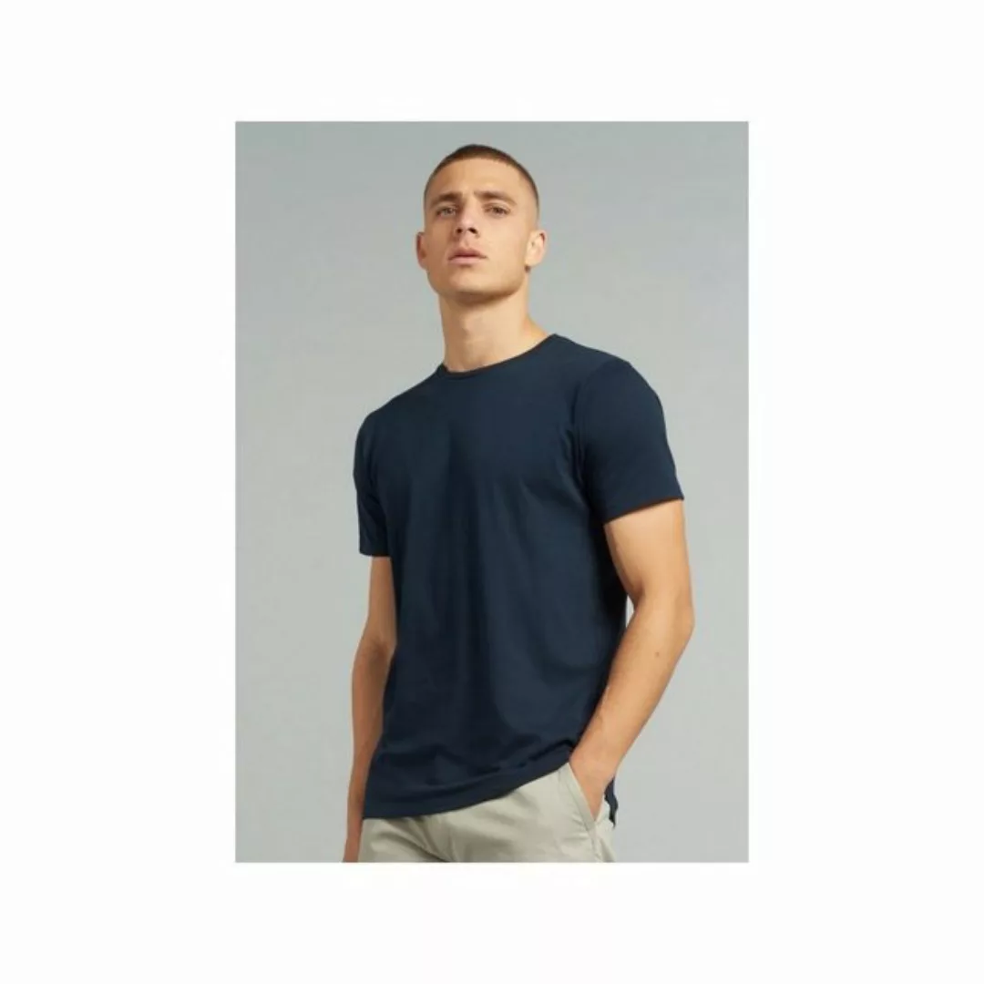 Dstrezzed T-Shirt dunkel-blau regular fit (1-tlg) günstig online kaufen
