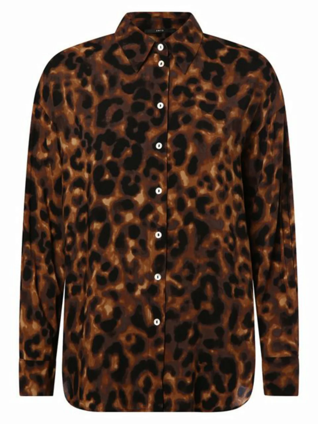 Zero Klassische Bluse zero Bluse mit Leoprint günstig online kaufen