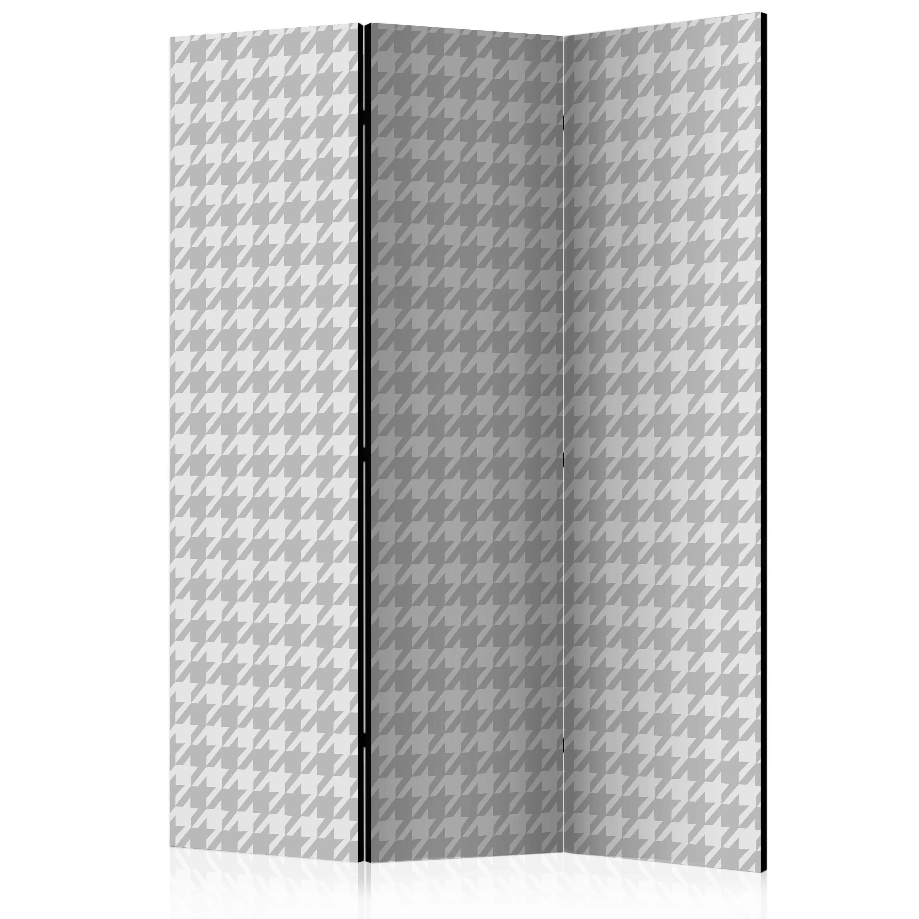 3-teiliges Paravent -  Dogtooth Check [room Dividers] günstig online kaufen