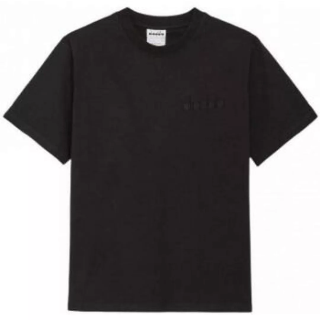 Diadora  T-Shirt T-shirt Uomo  179390_t-shirt_ss_spw_logo_nero günstig online kaufen