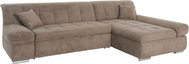 DOMO collection Ecksofa "Mona L-Form", wahlweise mit Bettfunktion günstig online kaufen