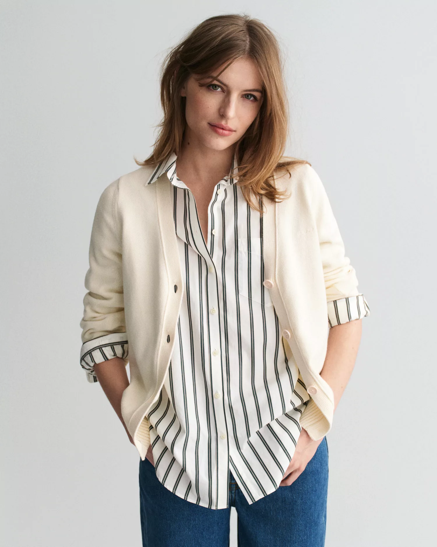 Gant Strickjacke CLASSIC COTTON CARDIGAN günstig online kaufen