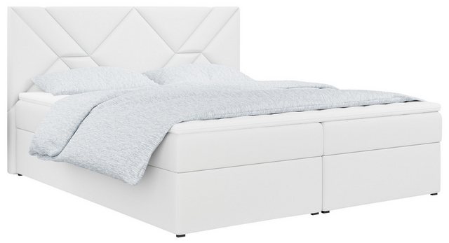 MKS MÖBEL Boxspringbett STELLE 6 (Set, Packung, topper T25, Zwei Bettkästen günstig online kaufen