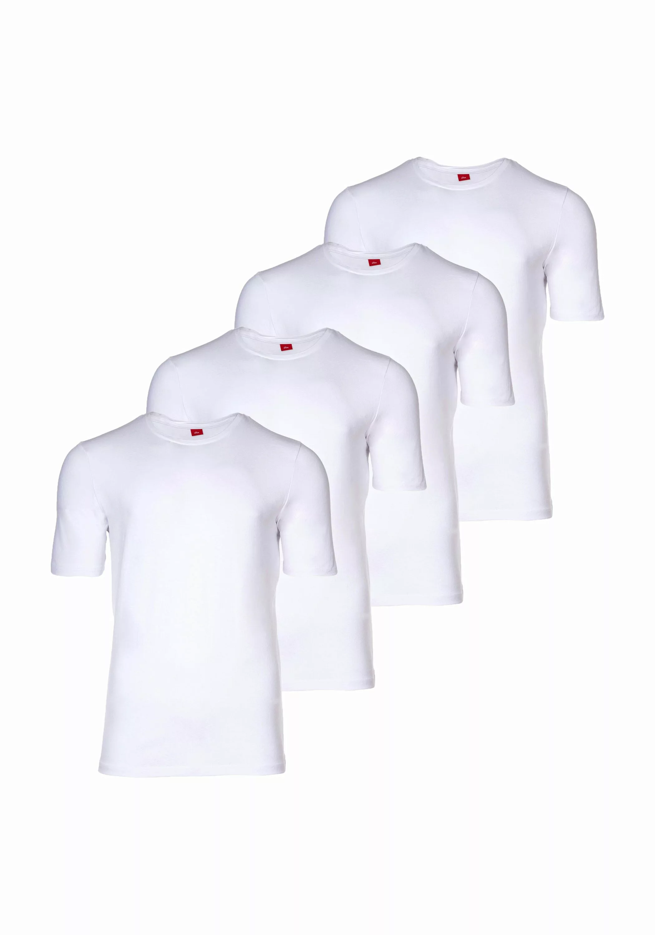 s.Oliver T-Shirt "T-Shirt 4er Pack" günstig online kaufen