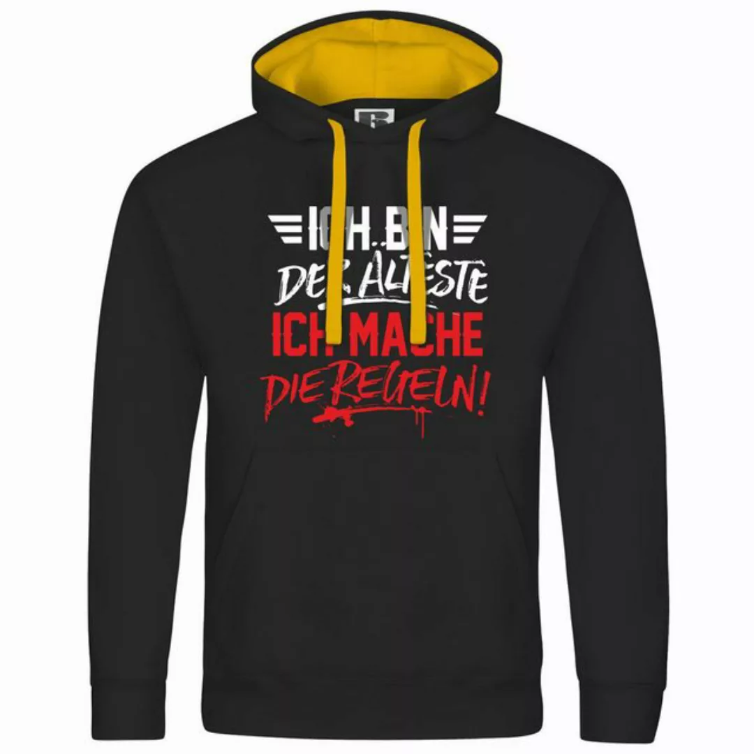 deinshirt Kapuzenpullover Herren Kapuzenpullover Ich bin der Älteste ich ma günstig online kaufen