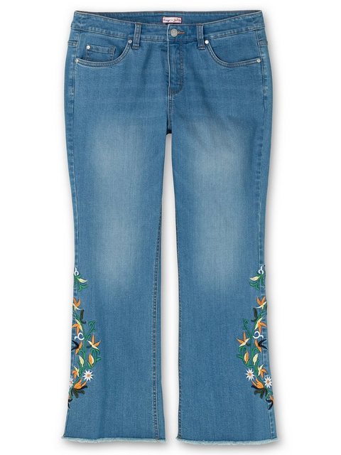 sheego by Joe Browns Stretch-Jeans "Große Größen", mit Blumenstickerei und günstig online kaufen