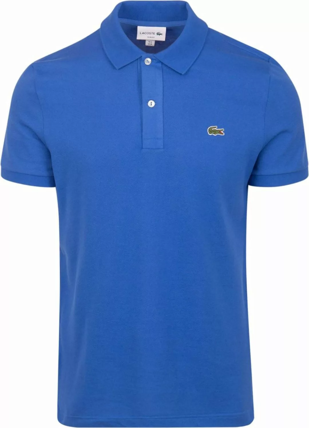 Lacoste Polohemd Pique Kobaltblau  - Größe 4XL günstig online kaufen