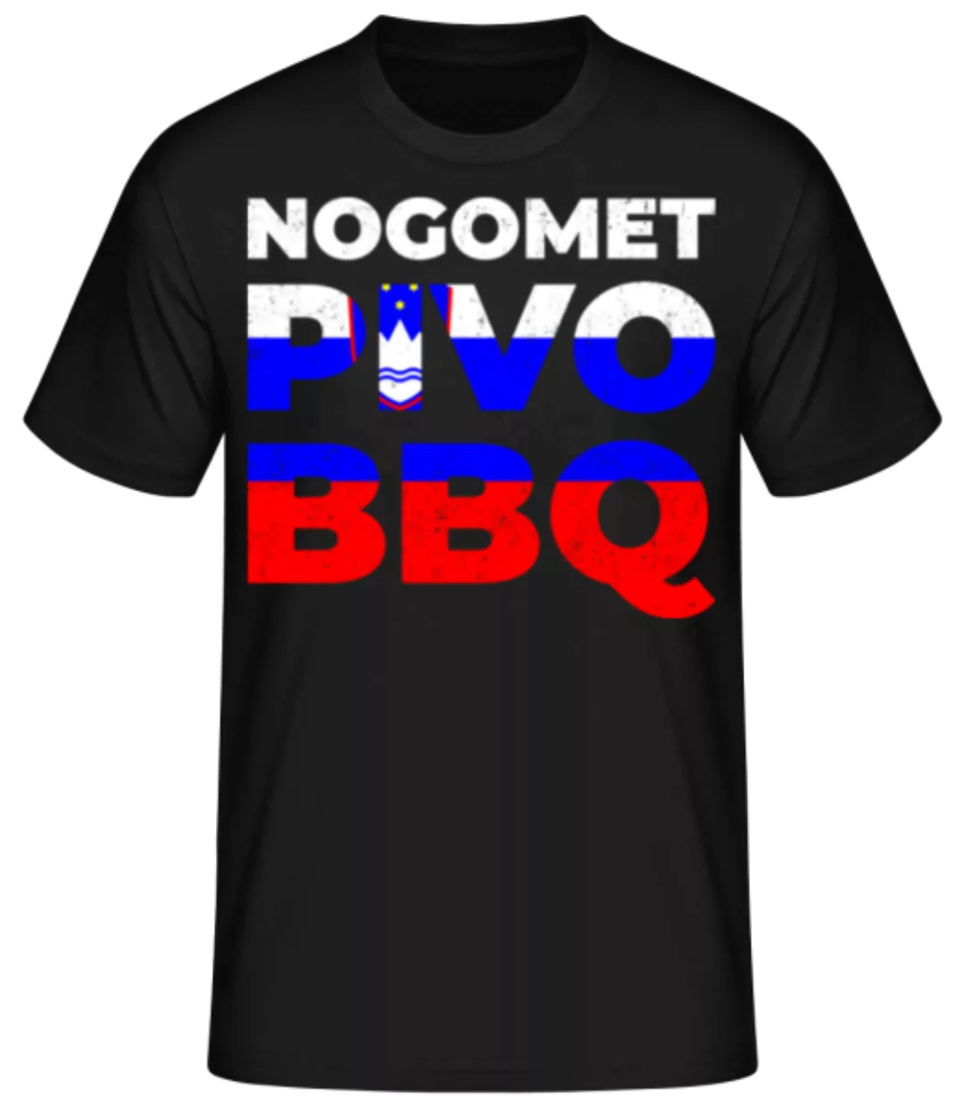 Nogomet Pivo BBQ · Männer Basic T-Shirt günstig online kaufen