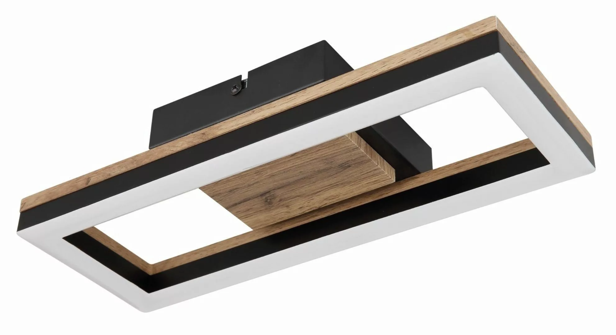 Globo Lighting Deckenleuchte   ¦ schwarz ¦ Maße (cm): B: 34,5 H: 5,8 T: 13. günstig online kaufen