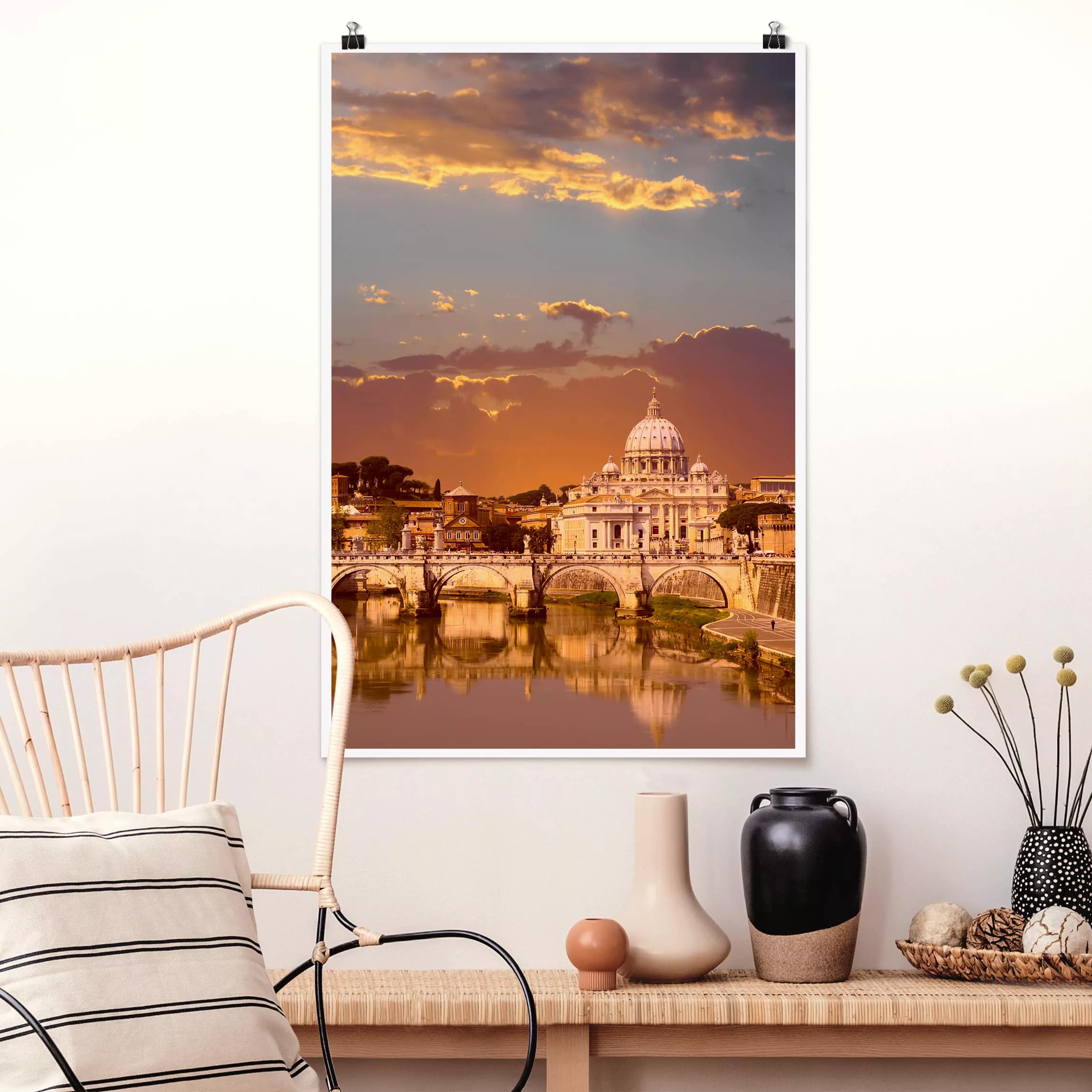 Poster Architektur & Skyline - Hochformat Vatikan günstig online kaufen